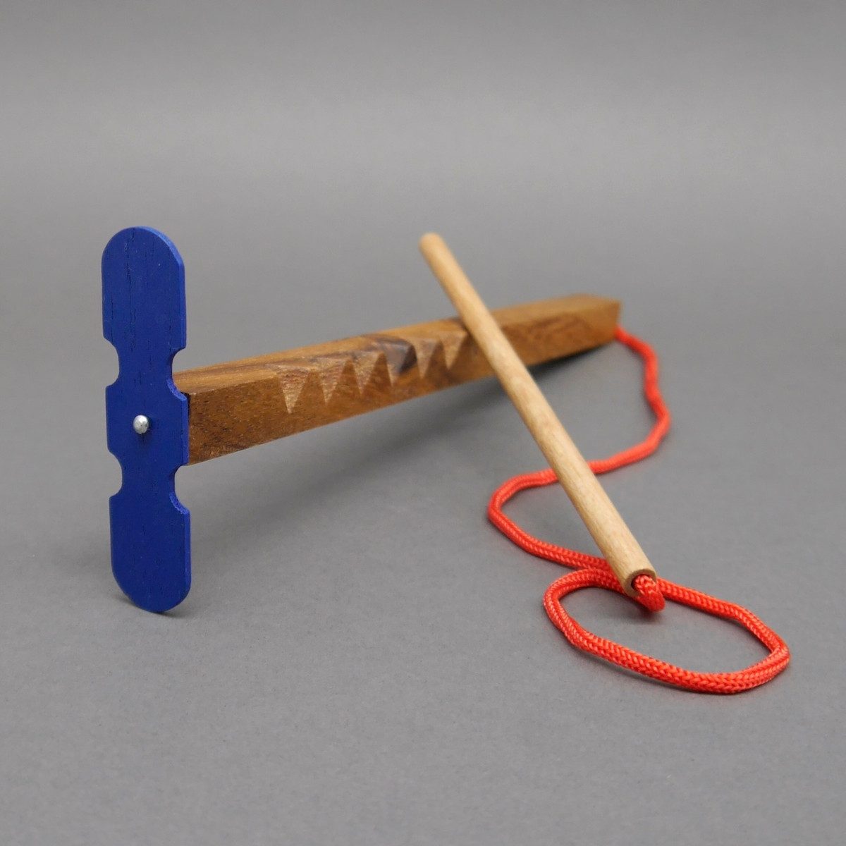 ROMBOL Denkspiele Spiel HUI-HUI MASCHINE - verblüffendes Trickspiel, Geschicklichkeitsspiel, Holzspiel