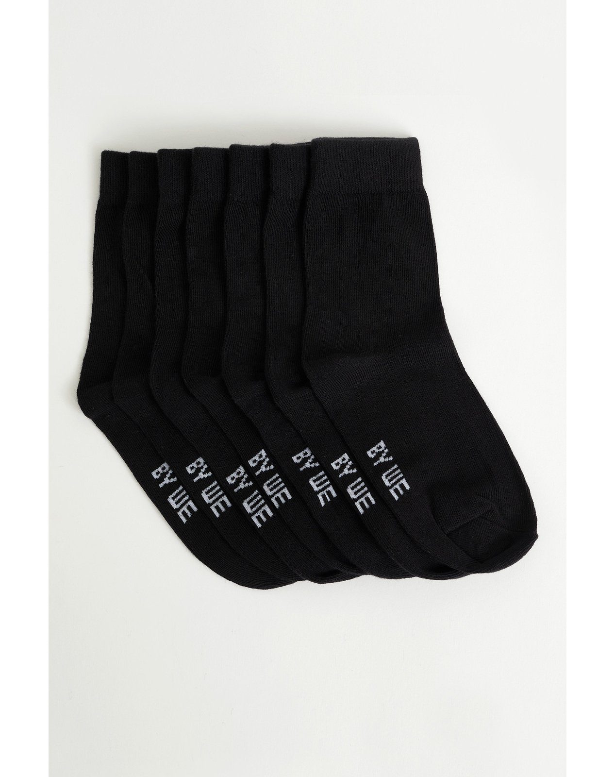 Fashion Socken WE (7-Paar) Schwarz