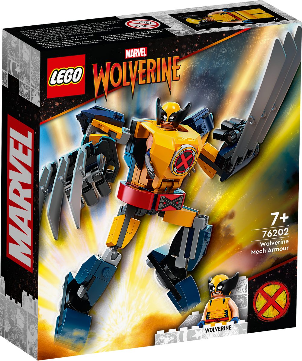LEGO Marvel Super Heroes: 76202 - Wolverine Mech - EOL 2022 Konstruktionsspielsteine