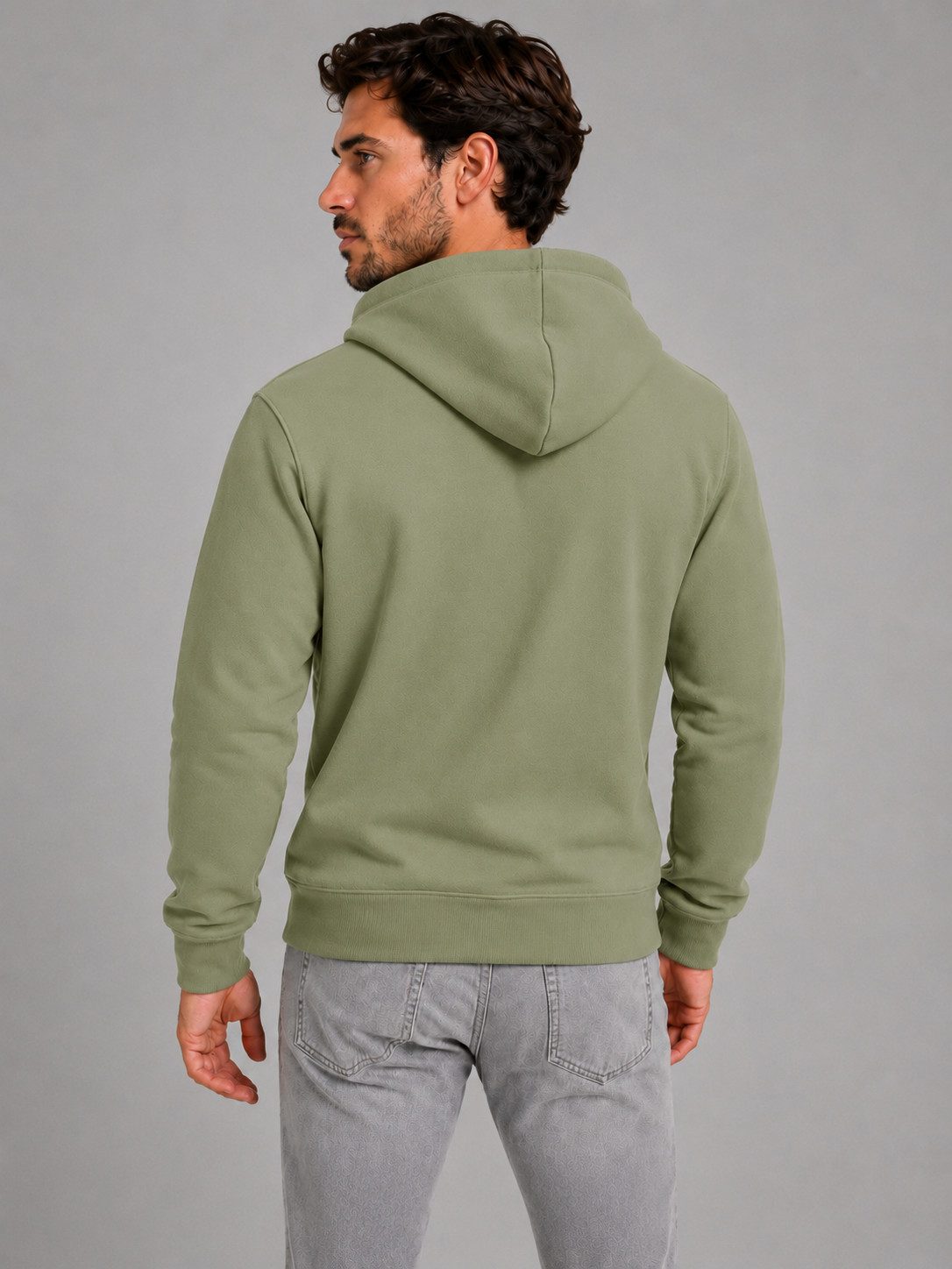 Smith & Solo Hoodie Herren - Sweatshirt mit Reißverschluss Zipper Sweatjacke Baumwollmix – Bild 3 von 5