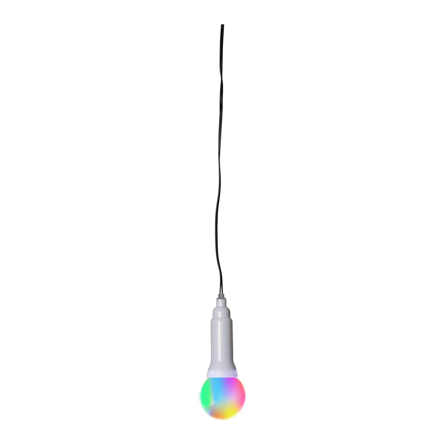 STAR TRADING Montagezubehör LED-Leuchtmittel 'Lighty', Farbwechsel, Timer, outdoor, schwarz Kabel (Set mit unterschiedlichen LED-Leuchtmitteln, LED-Leuchtmittel 'Lighty' mit Farbwechsel und Timer, für Außenbereich), LED mit Farbwechsel, Timer, outdoor, 2W, 750cm