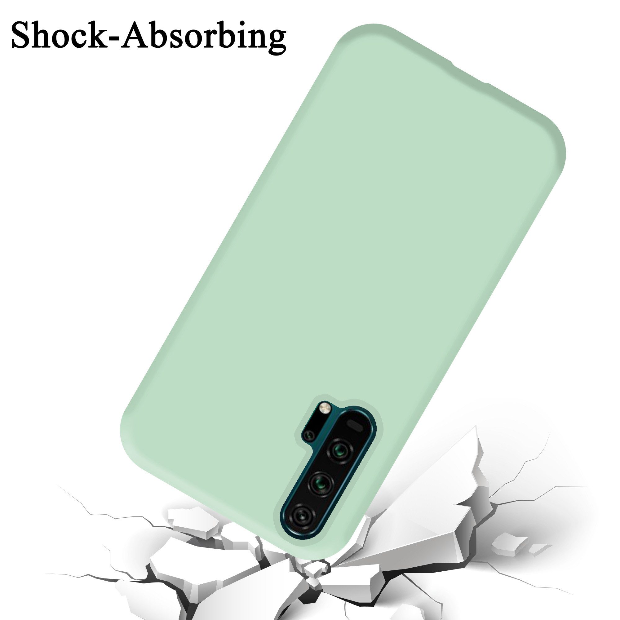 Cadorabo Handyhülle für Honor 20 PRO Hülle Honor 20 PRO, Flexible Hülle TPU Silikon Schutzhülle Back Cover Case