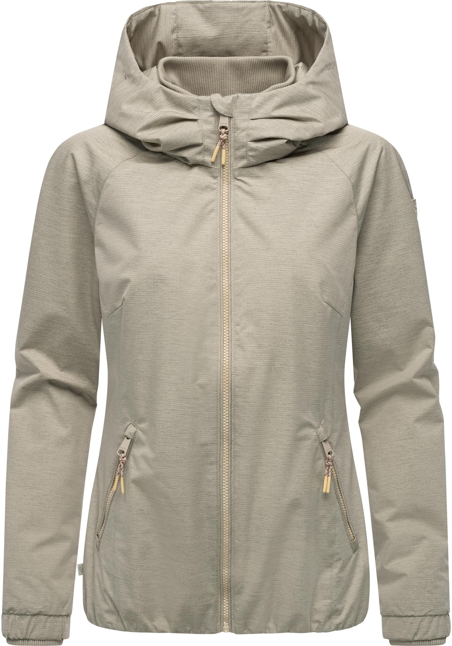 Ragwear Outdoorjacke Dizzie Tech Wasserdichte Damen Übergangsjacke mit groß günstig online kaufen