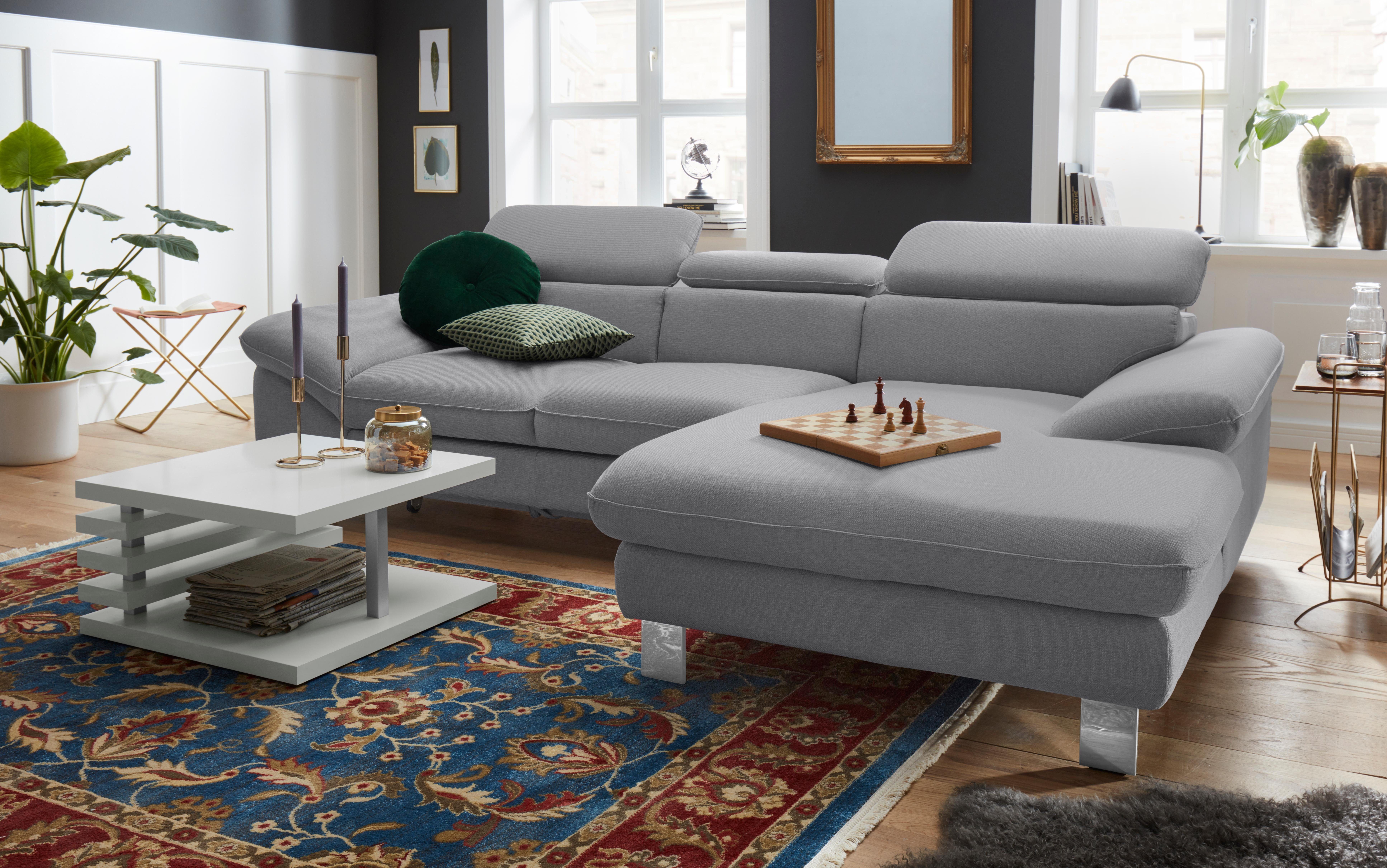 COTTA Ecksofa Driver L-Form, mit Kopfteilverstellung, günstig online kaufen