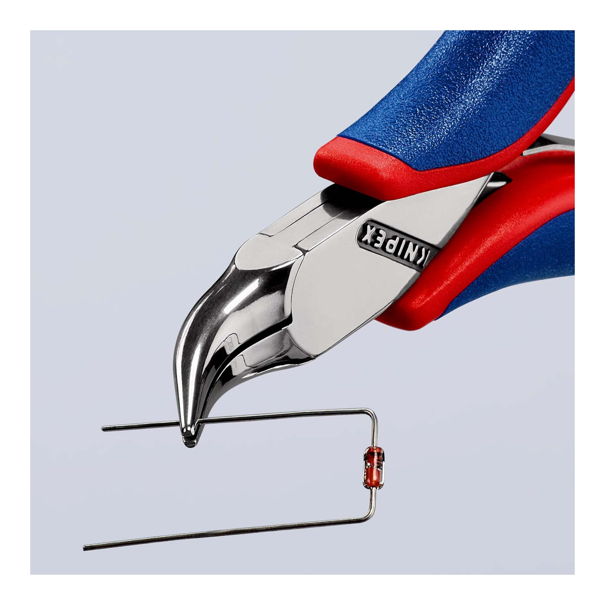 Knipex Kombizange KNIPEX 35 42 115 Elektronik-Greifzange mit durchgestecktem Gelenk mit