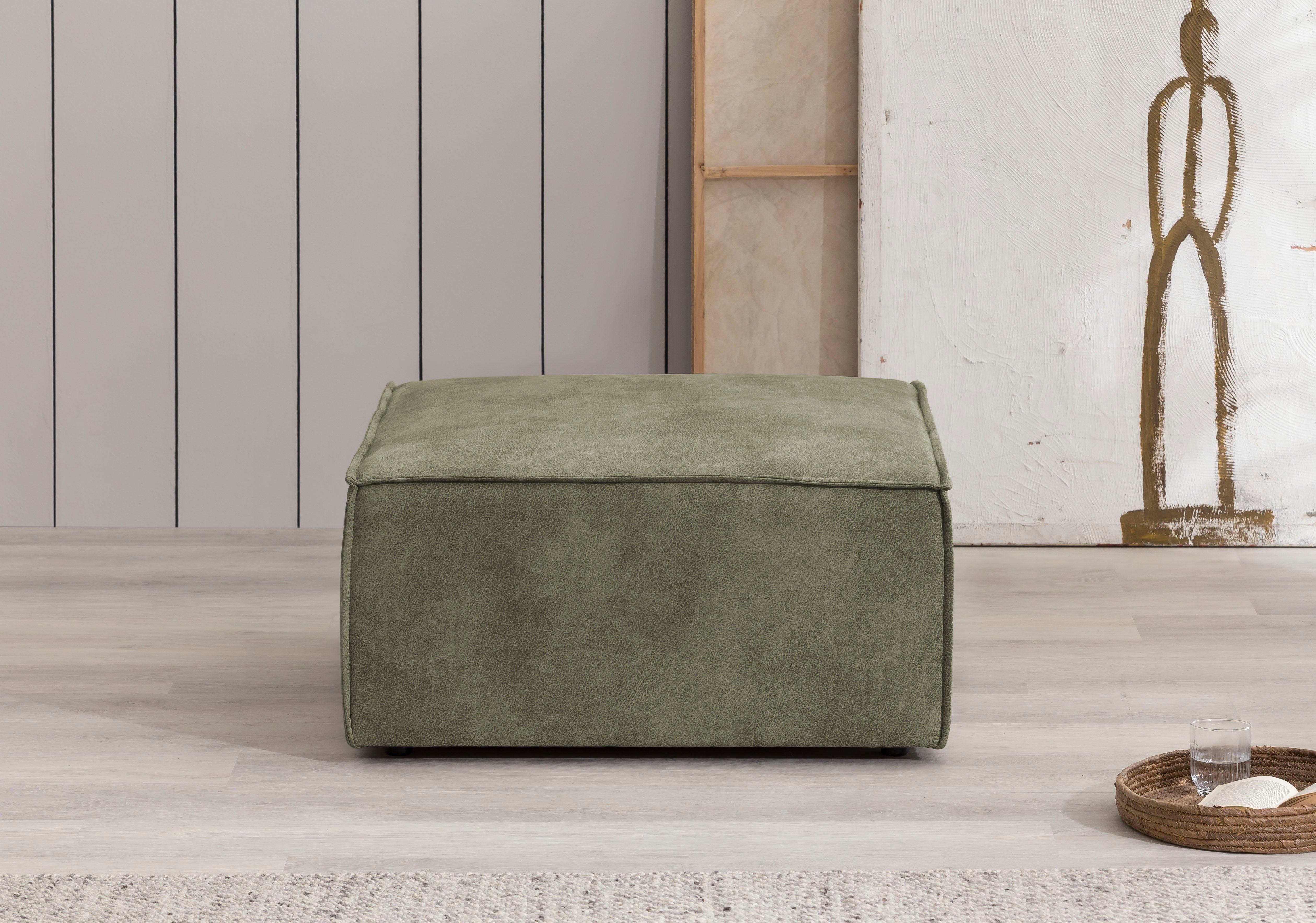 Home affaire Hocker SHERWOOD, Hocker quadratisch, günstig online kaufen