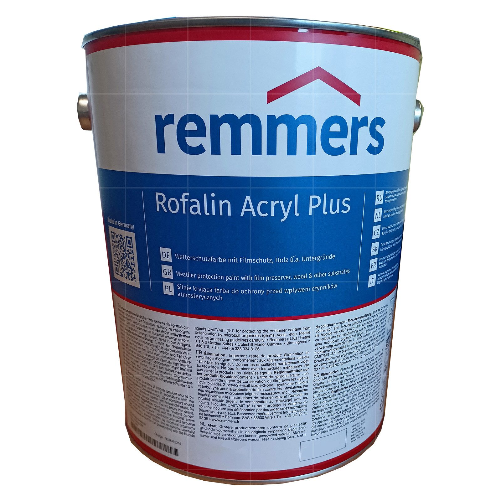 Remmers Wetterschutzfarbe ROFALIN ACRYL PLUS - 5 LTR (WEISS)