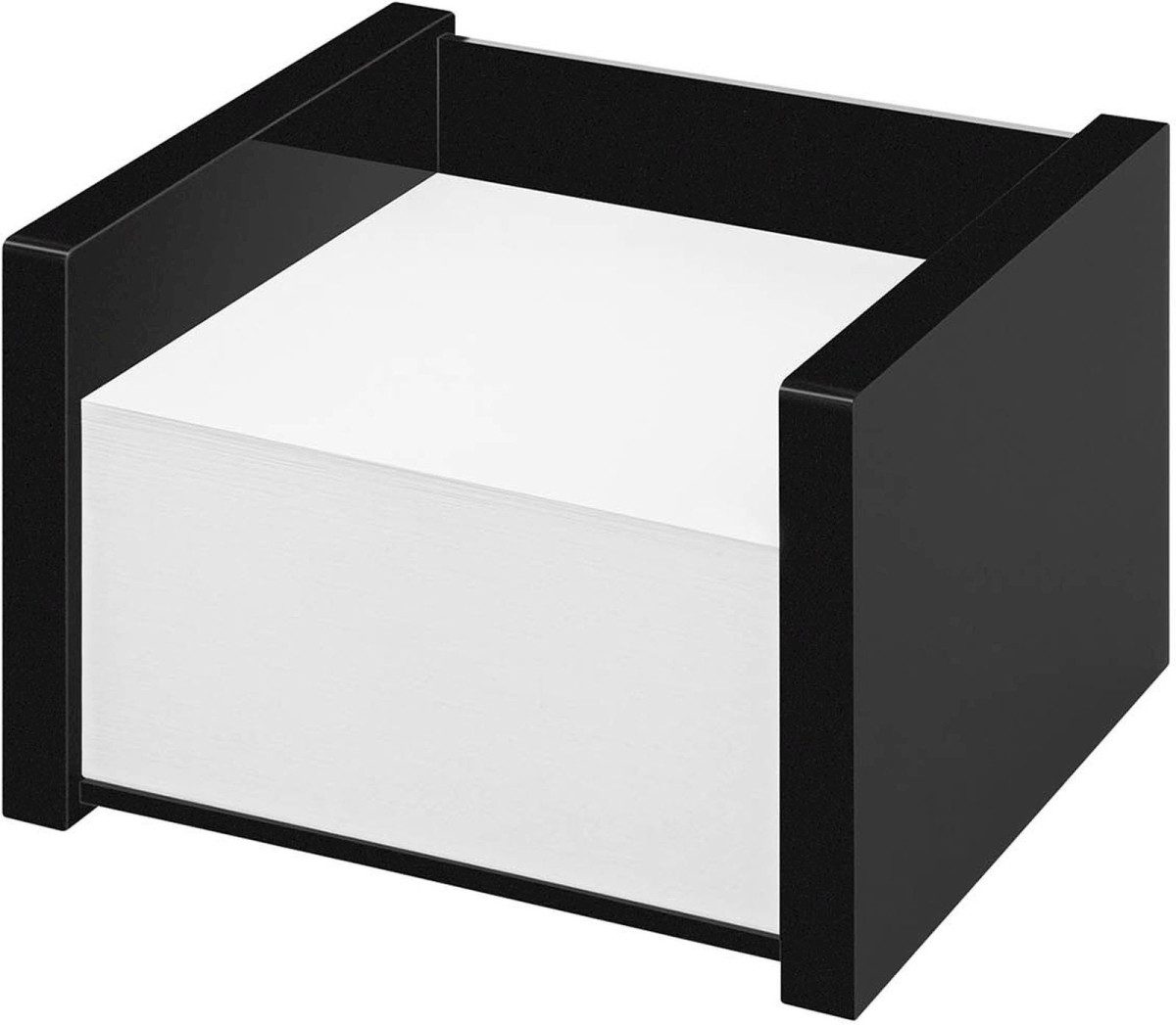 Notizzettel Zettlebox Black Office Acryl gefüllt schwarz.