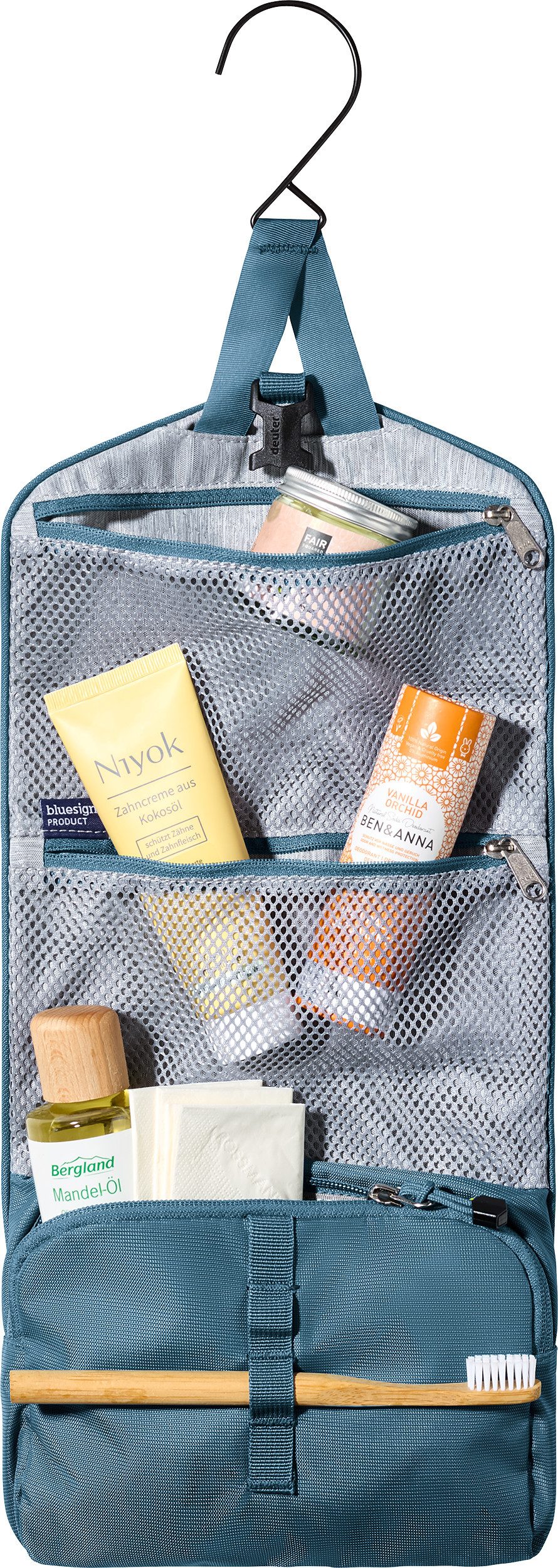 deuter Kulturbeutel WASH BAG I (1-tlg), mit verstaubarem Haken, mit großer günstig online kaufen