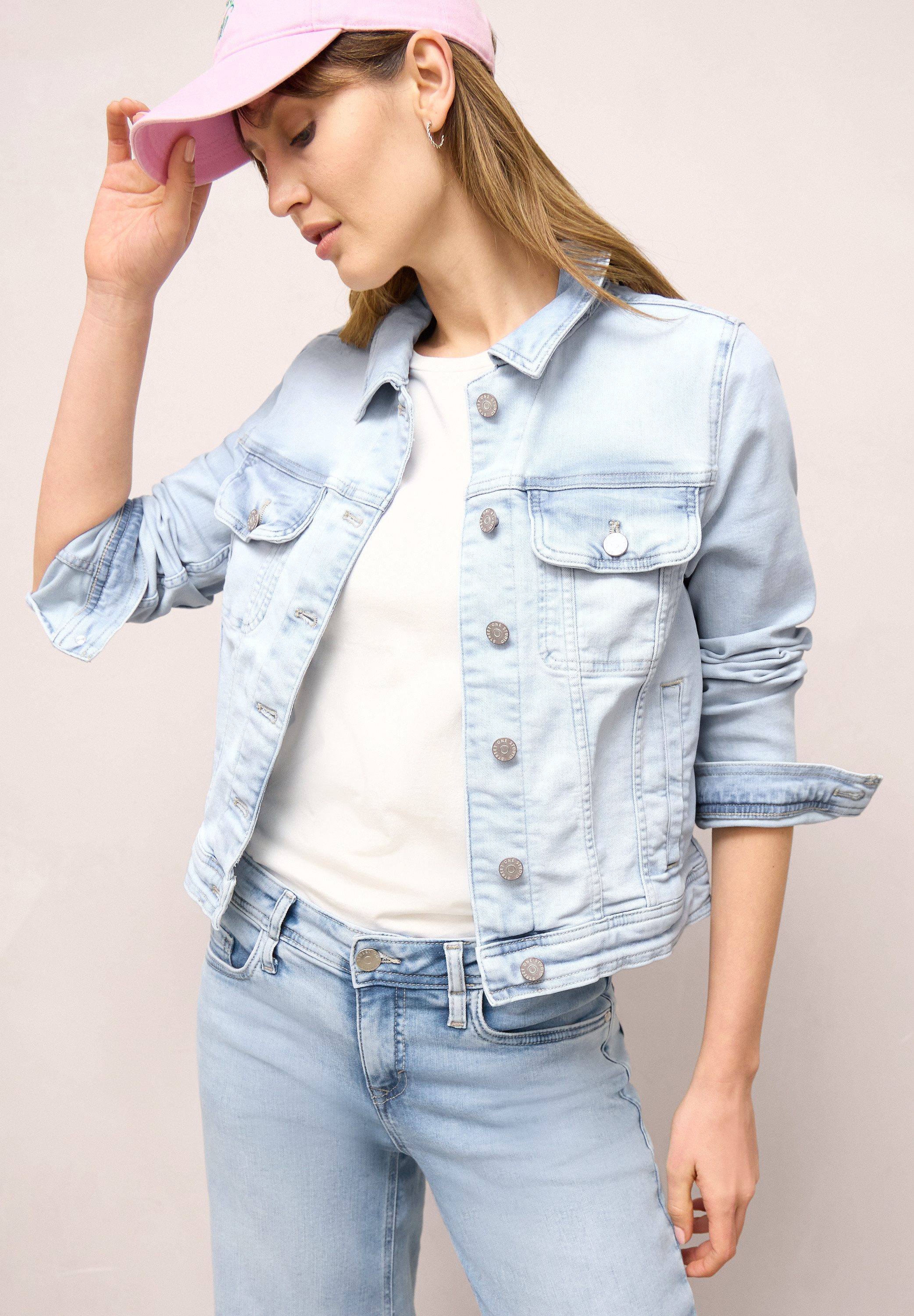 STREET ONE STUDIO Jeansjacke mit Brusttaschen günstig online kaufen