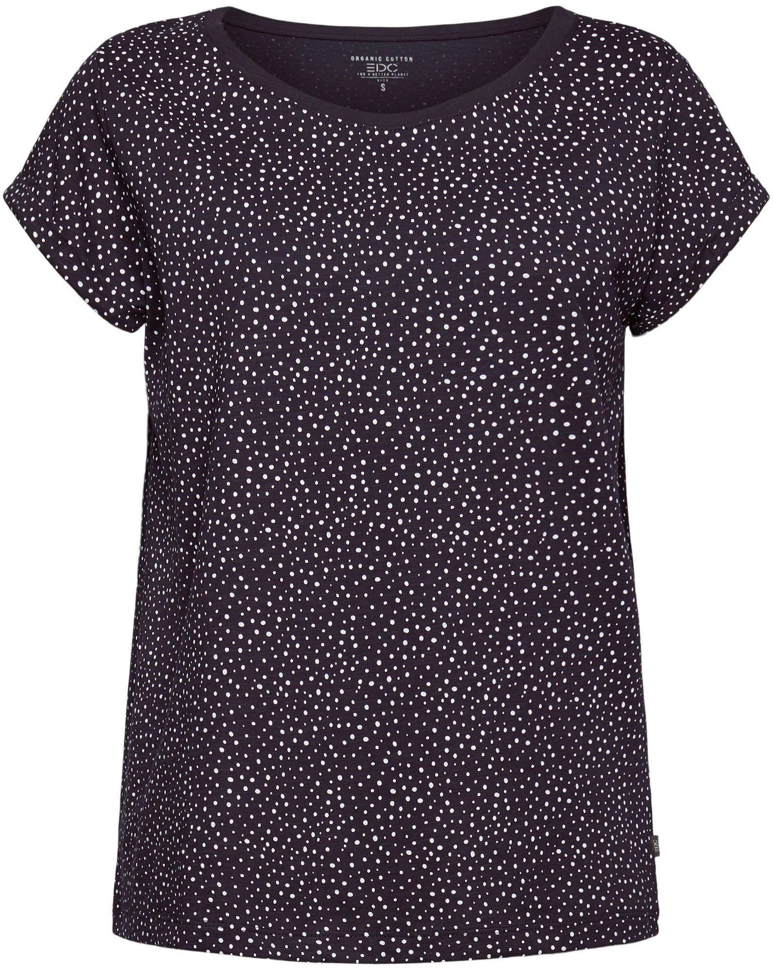 Damen Shirts edc by Esprit T-Shirt mit dekorativem Alloverprint