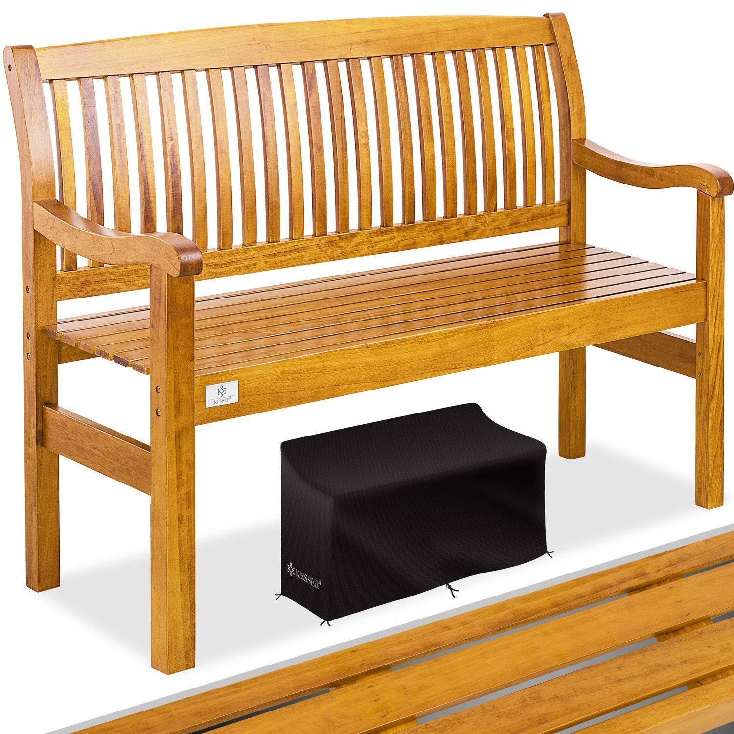 KESSER Gartenbank, Gartenbank Holz Holzbank wetterfest günstig online kaufen