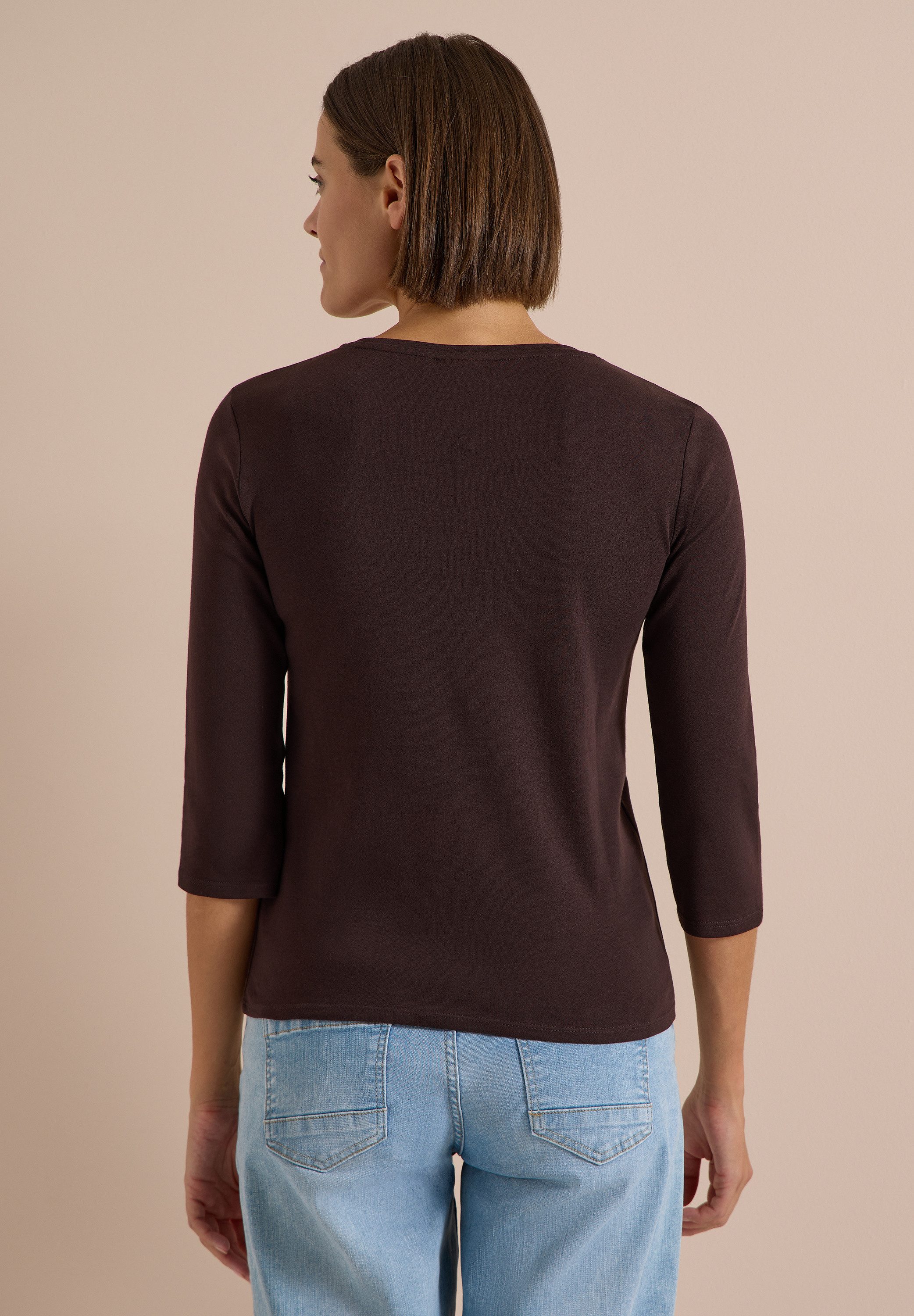 CECIL V-Shirt aus reiner Baumwolle – Bild 2 von 5