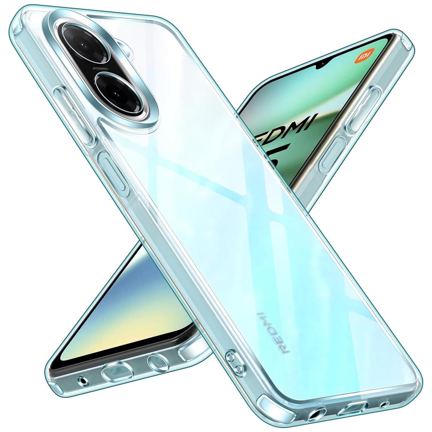 CoolGadget Handyhülle Transparent Ultra Slim Case für Xiaomi Redmi A5 6,88 Zoll, Silikon Hülle Dünne Schutzhülle für Redmi A5 5G Hülle