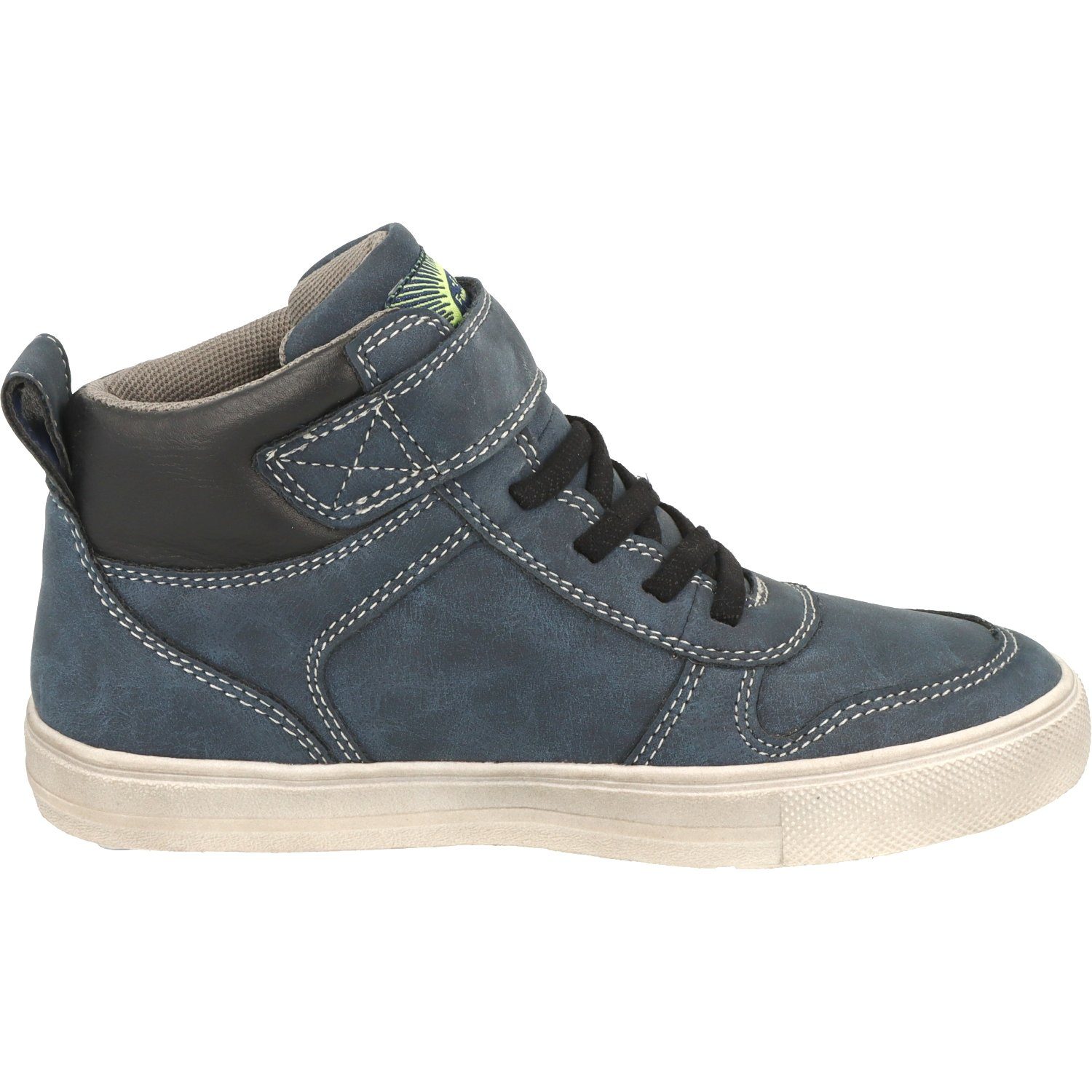 Schuhe Sneaker Jungen Hi-Top Navy Wasserabweisend Schnürschuhe 451-074 Indigo