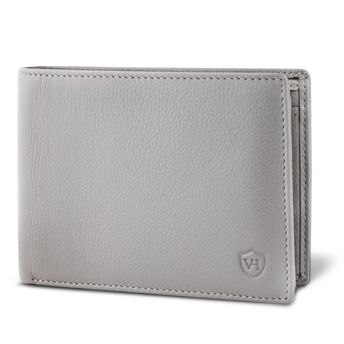 VON HEESEN Geldbörse Geldbeutel mit 13 Kartenfächer Portemonnaie inkl. RFID-Schutz & Geschenkbox