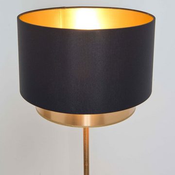 Holländer Stehlampe Mattia Rund Eisen Gold-Schwarz gold, schwarz