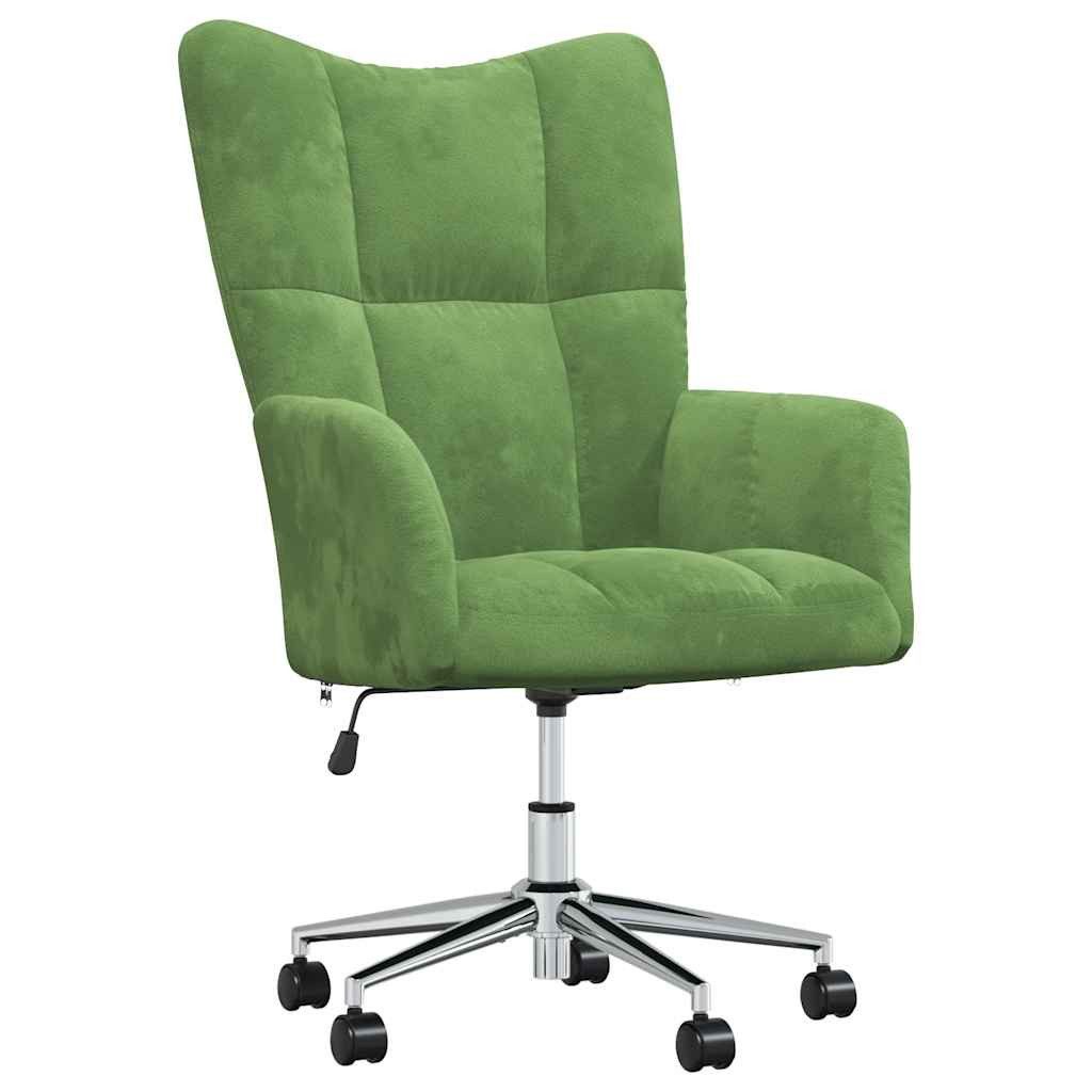 vidaXL Sessel Relaxsessel Hellgrün Samt (1-St) günstig online kaufen