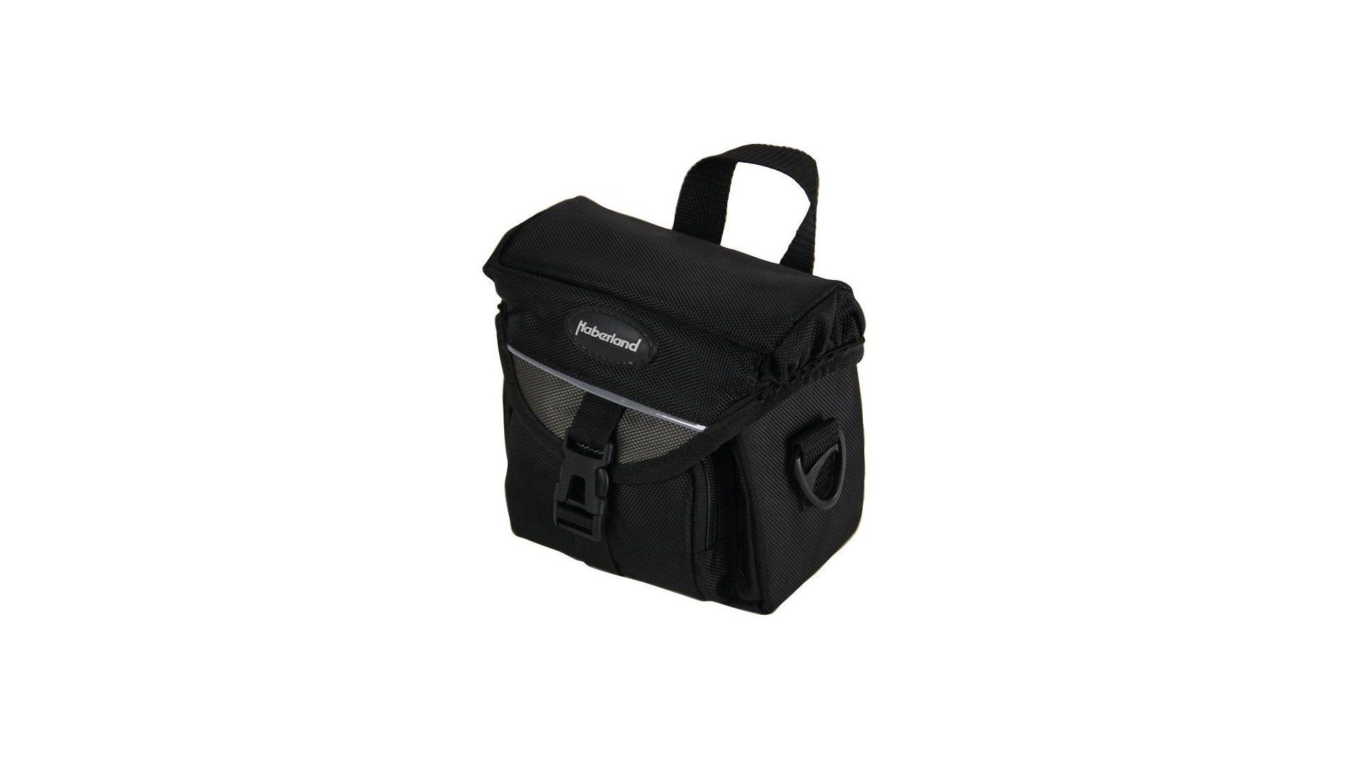 Haberland Lenkertasche Lenkertasche Haberland klein schwarz, 15x12x12cm, 2 ltr