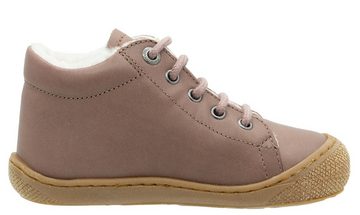 Naturino Naturino Cocoon erste Schuhe Lauflernschuhe Lammfellfutter Rose Schnürschuh