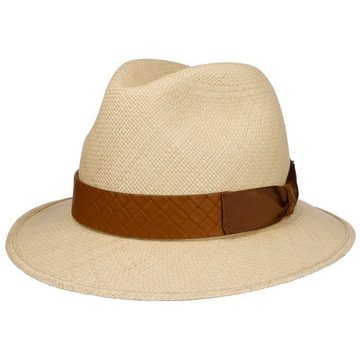 Borsalino Sonnenhut (1-St) Strohhut mit Lederband, Made in Ecuador