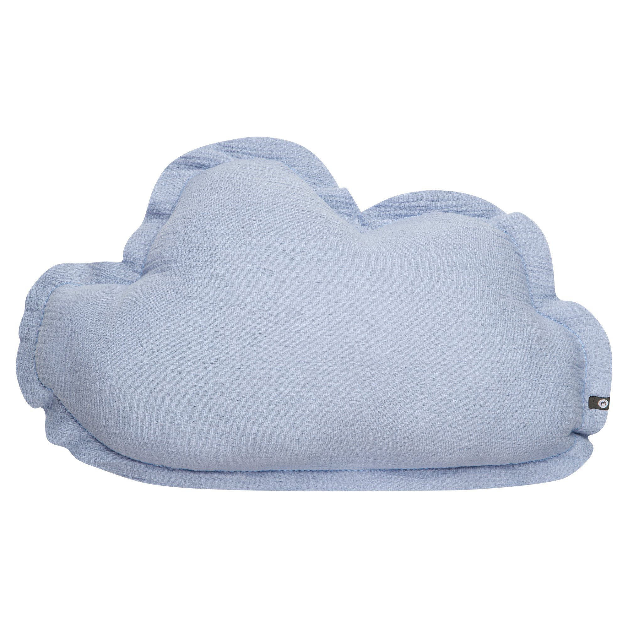 von Herzen Babykissen Musselinkissen Kinderkissen Kuschelkissen "Wolke" aus 100% Baumwolle, handgenäht