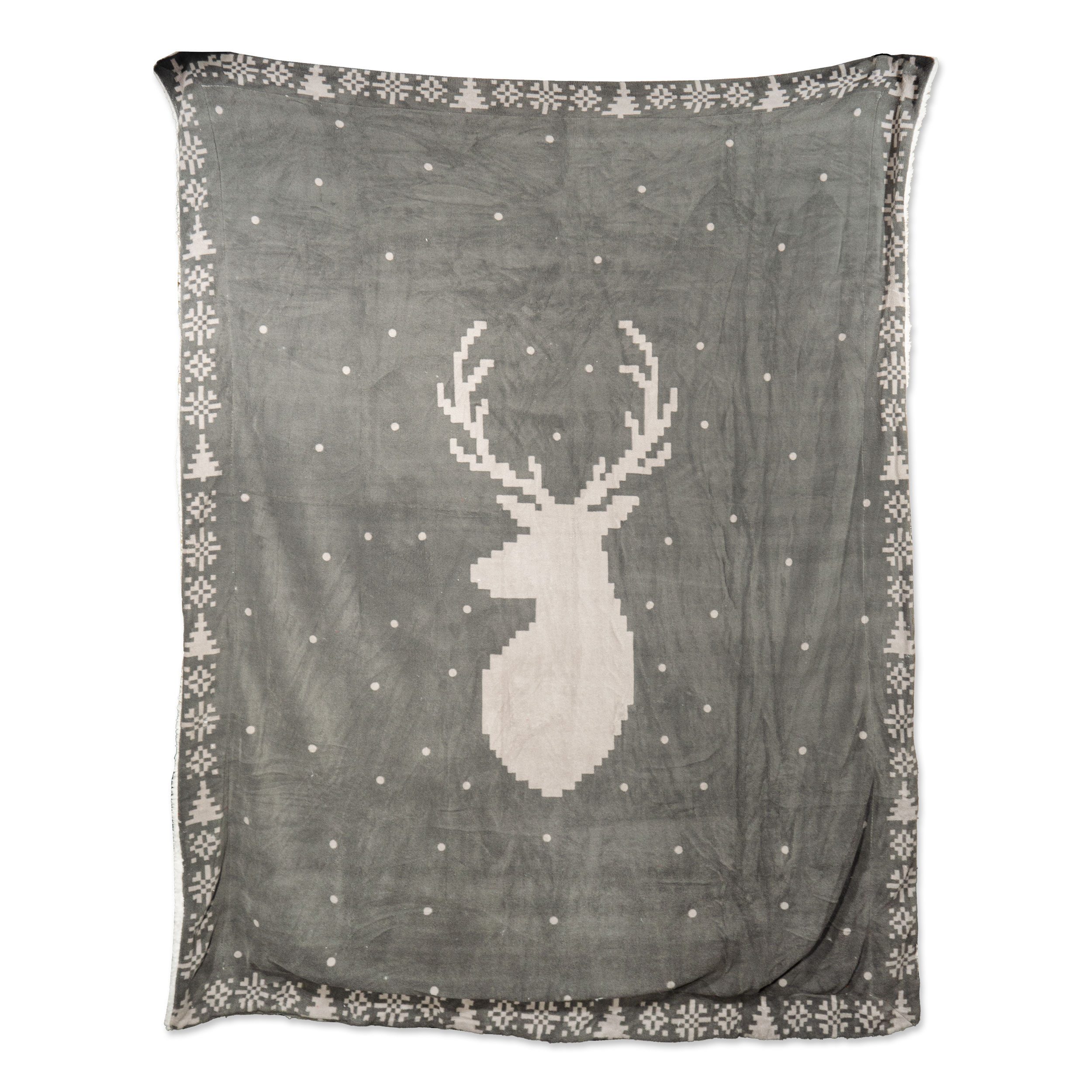 Wohndecke, Südlohner Frottierweberei, winterliches Design günstig online kaufen