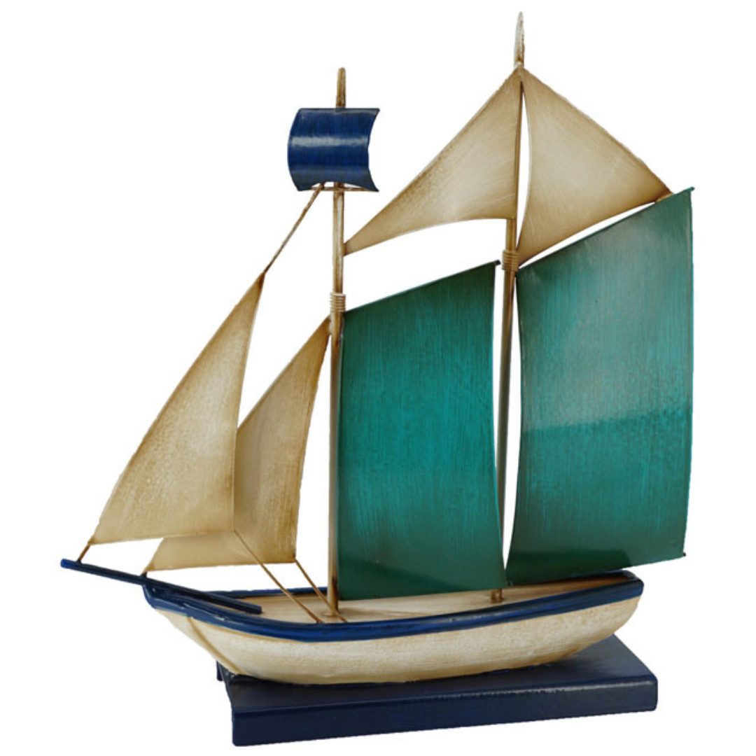 abc HOME Dekofigur Tischdeko Segelschiff, Metall, günstig online kaufen