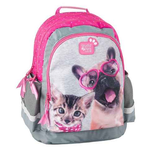 PASO Rucksack Schulrucksack Hund