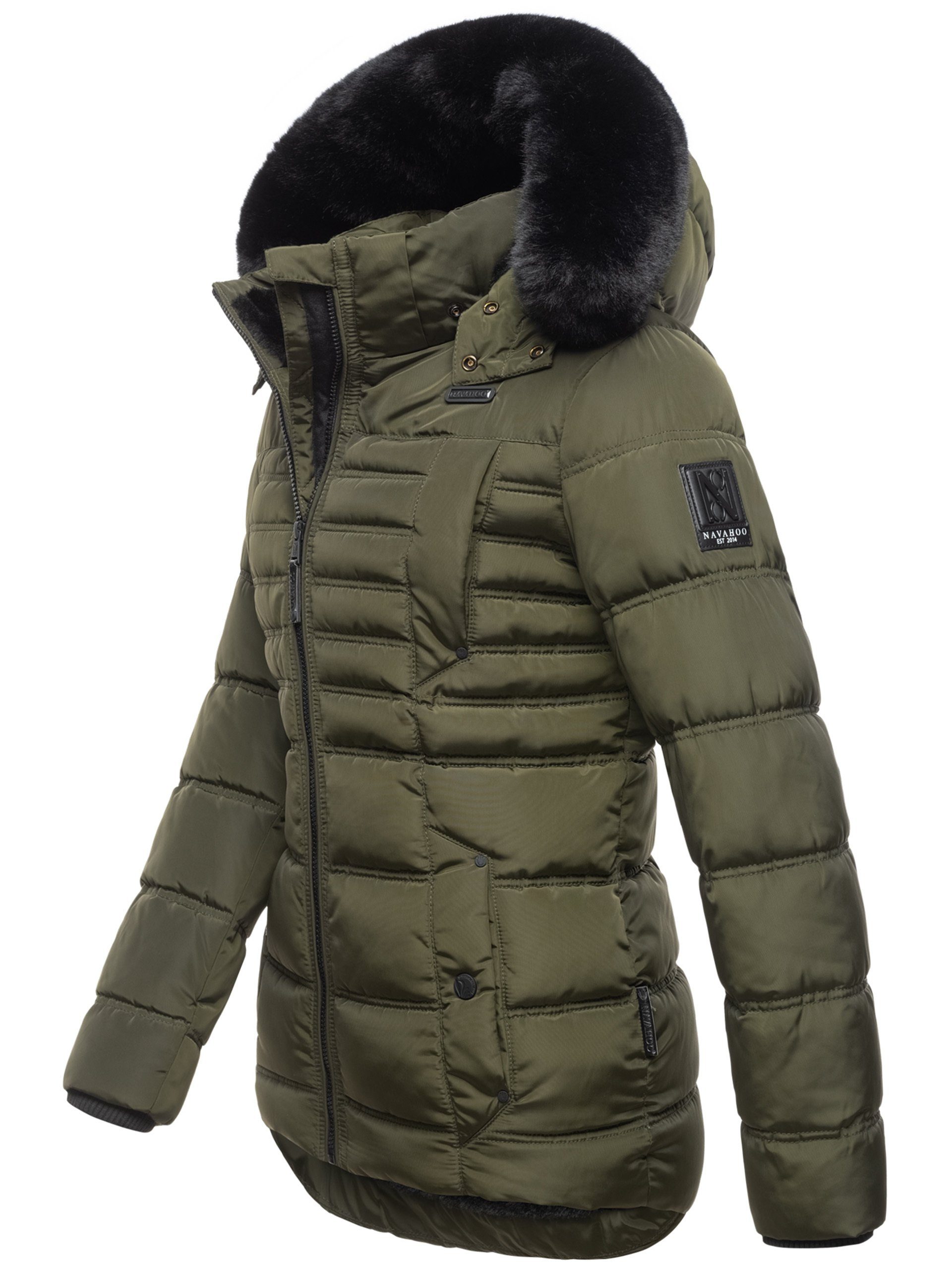 Navahoo Winterjacke Lissandra mit hochwertigem Steppdesign