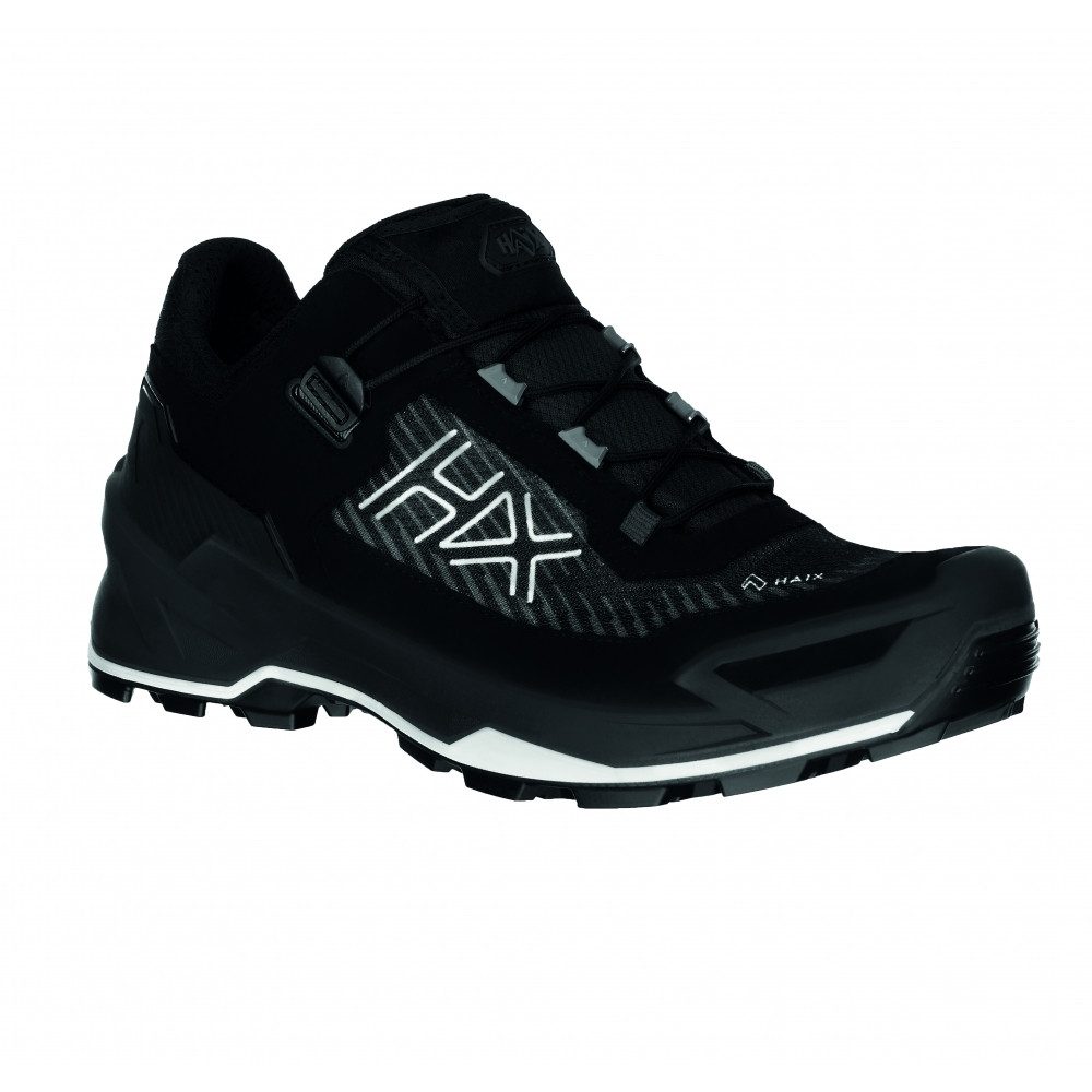 haix BLACK EAGLE EVO GTX Low Schwarz-Silber Wanderschuh UK 15.0 Outdoorschuh
