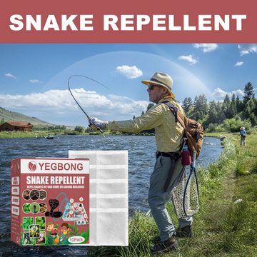 Silberstern Insektenfalle Garten-Camping-Angelschlangen-Anti-Schlangen-Tasche, Schlangenschutz, Leistungsstarkes Schlangenschutzmittel für den Haushalt