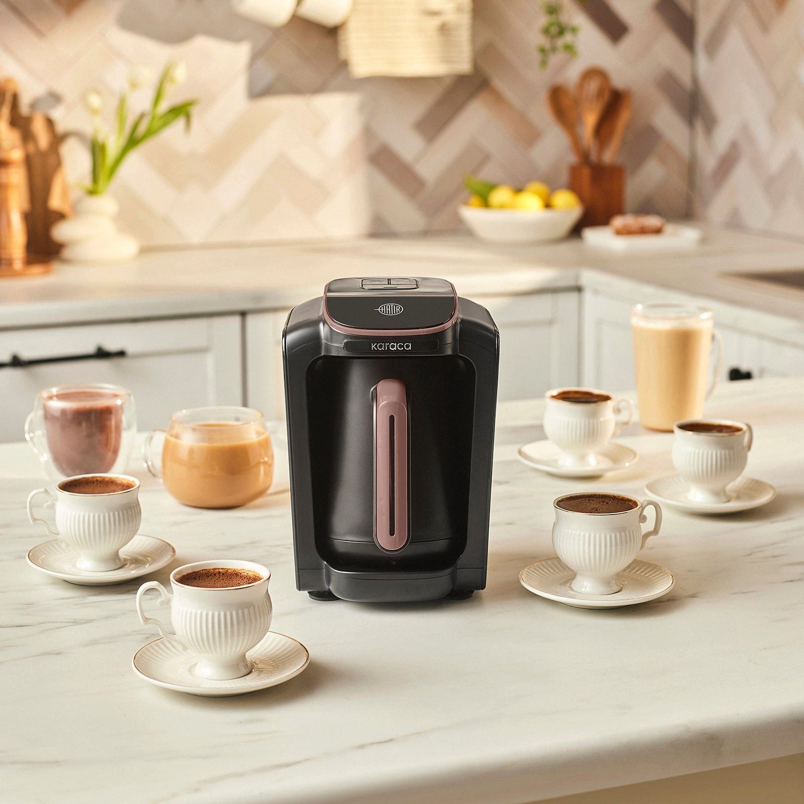 Karaca Espressomaschine, Hatır Neo Türkische Kaffeemaschine 5 Tasssen