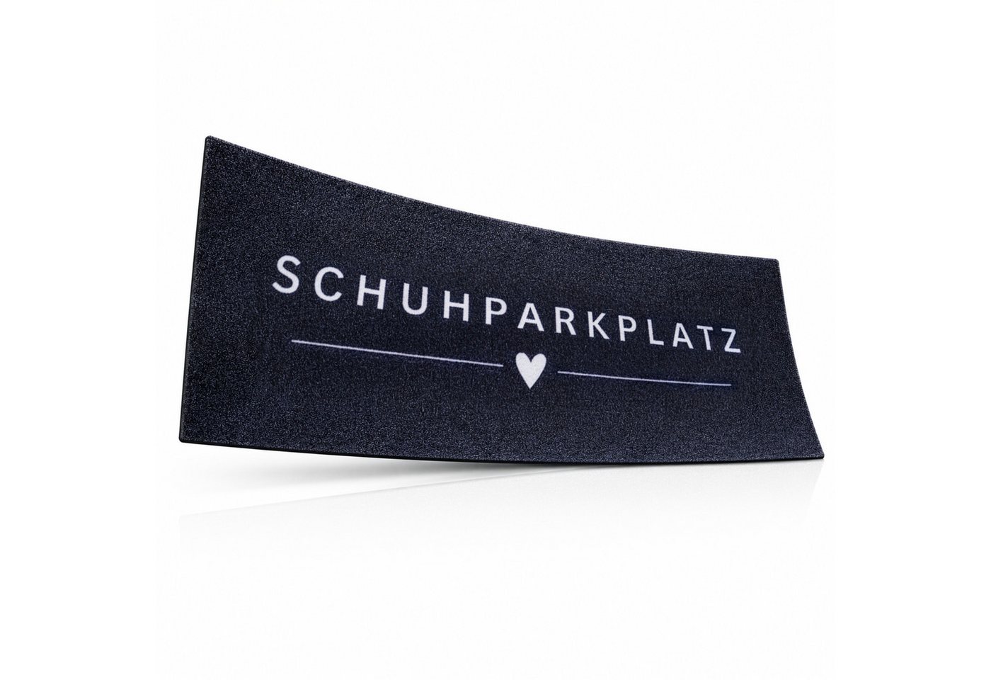 Kubus Fußmatte Domo, Schuhmatte mit Schuhparkplatz, waschbar, TPE-Rücken, Waschbare Schuhmatte mit Schuhparkplatz für bis zu 4 Paar