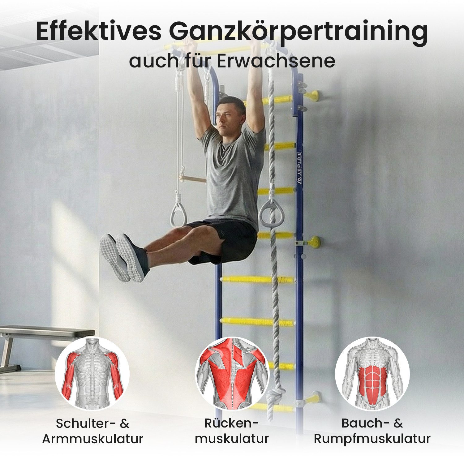 Jeflex Sprossenwand Sprossenwand ClimbMaxx M2