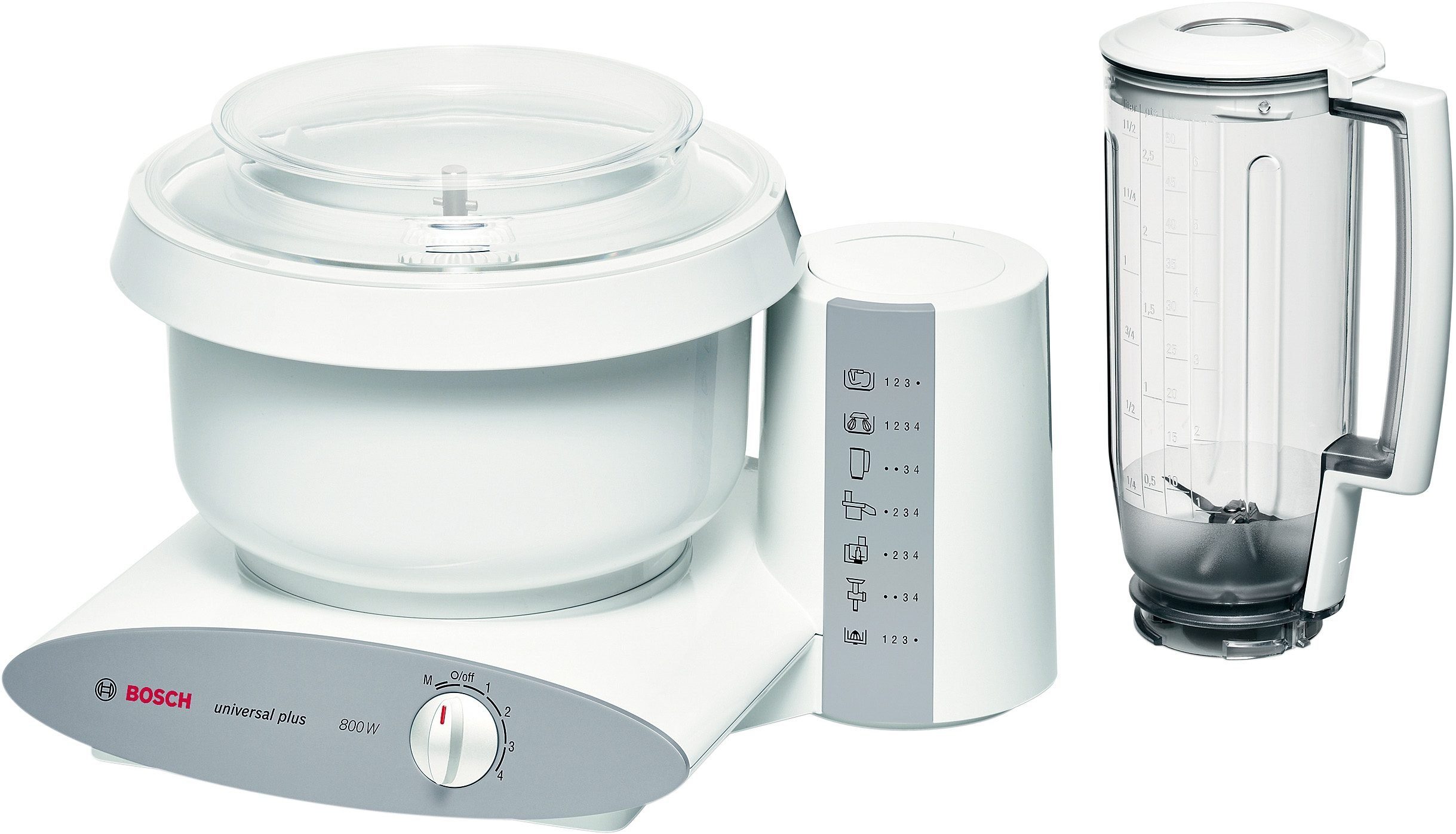 BOSCH Küchenmaschine Universal Plus MUM6 N11, 800 W, 6,2 l Schüssel – Bild 4 von 5