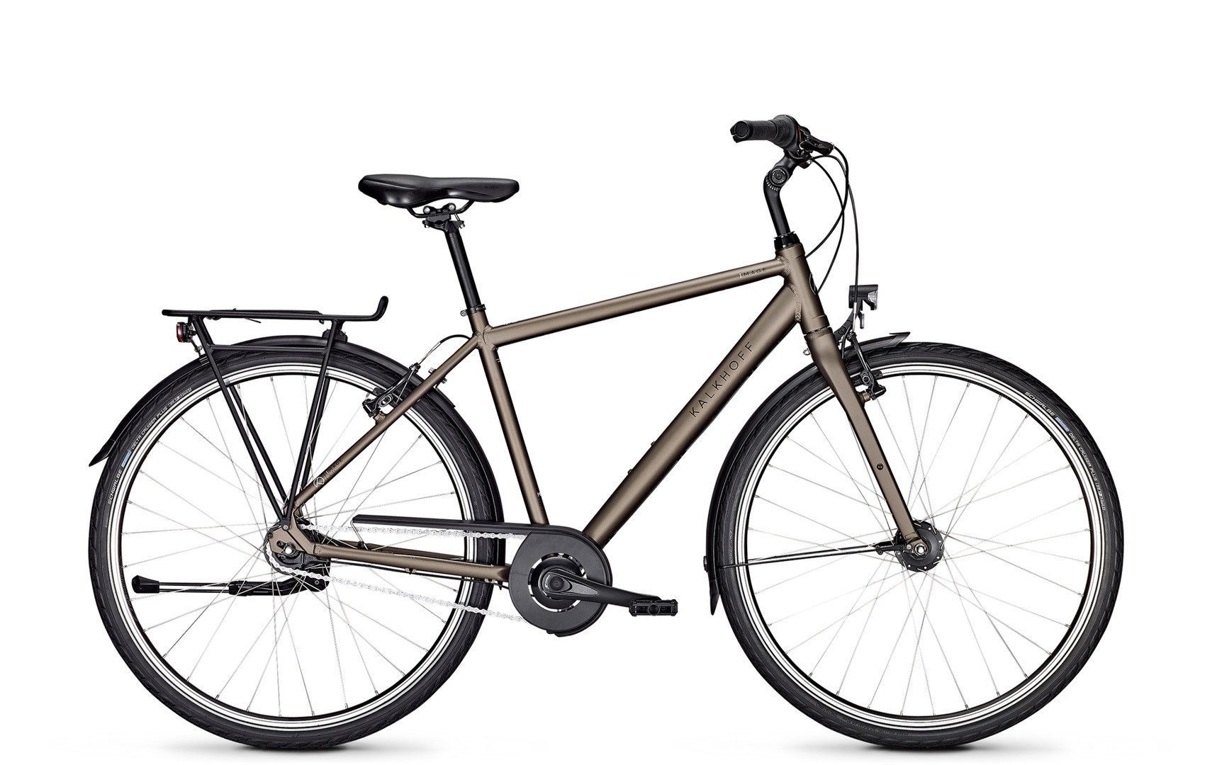 Kalkhoff Cityrad Kalkhoff Image Lite FL Herren grau 2023, 7 Gang Shimano Nexus 7, Nabenschaltung