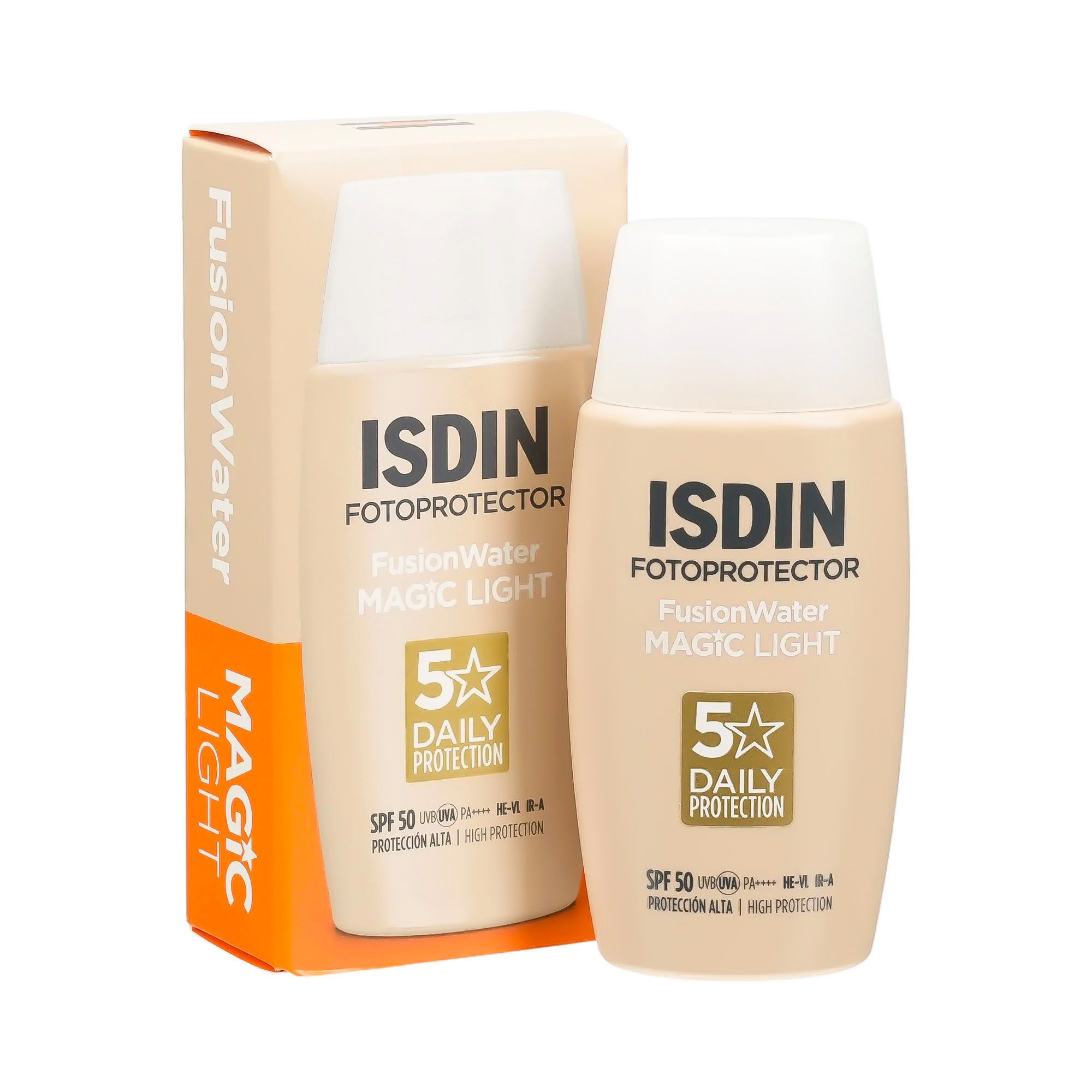 Isdin Anti-Aging-Creme ISDIN Fotoprotector Fusion Water Col.light LSF 50, 50ml