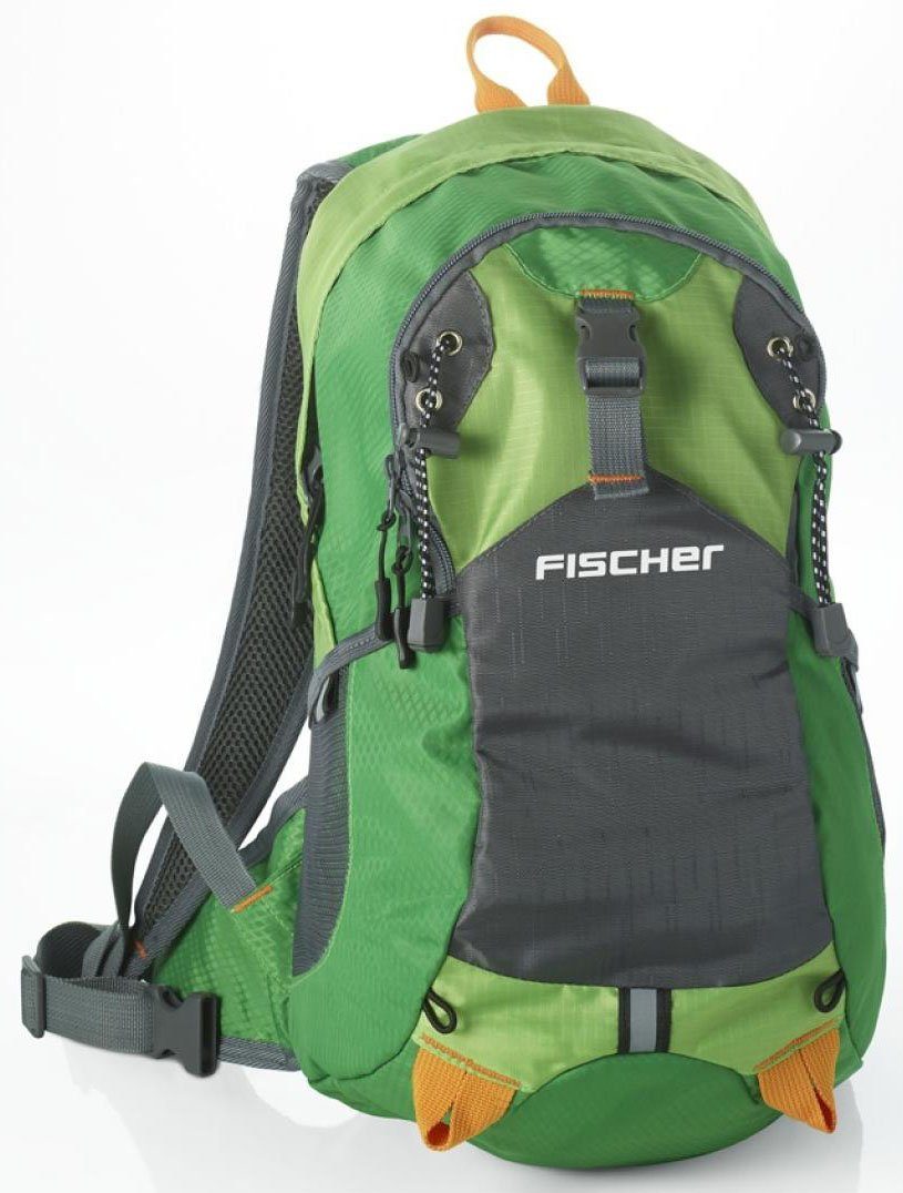 FISCHER Fahrrad Fahrradrucksack Rucksack mit Helmnetz, mit Helmnetz