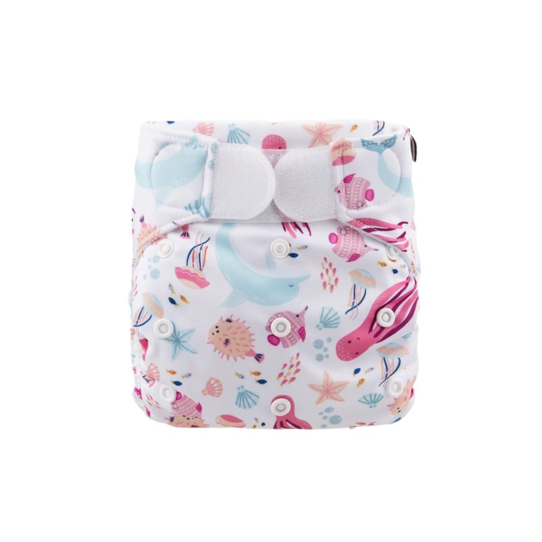 suebidou Schwimmwindel Badewindel mit Klettverschluss 0-3 Jahre Onesize verschiedene Motive wächst mit