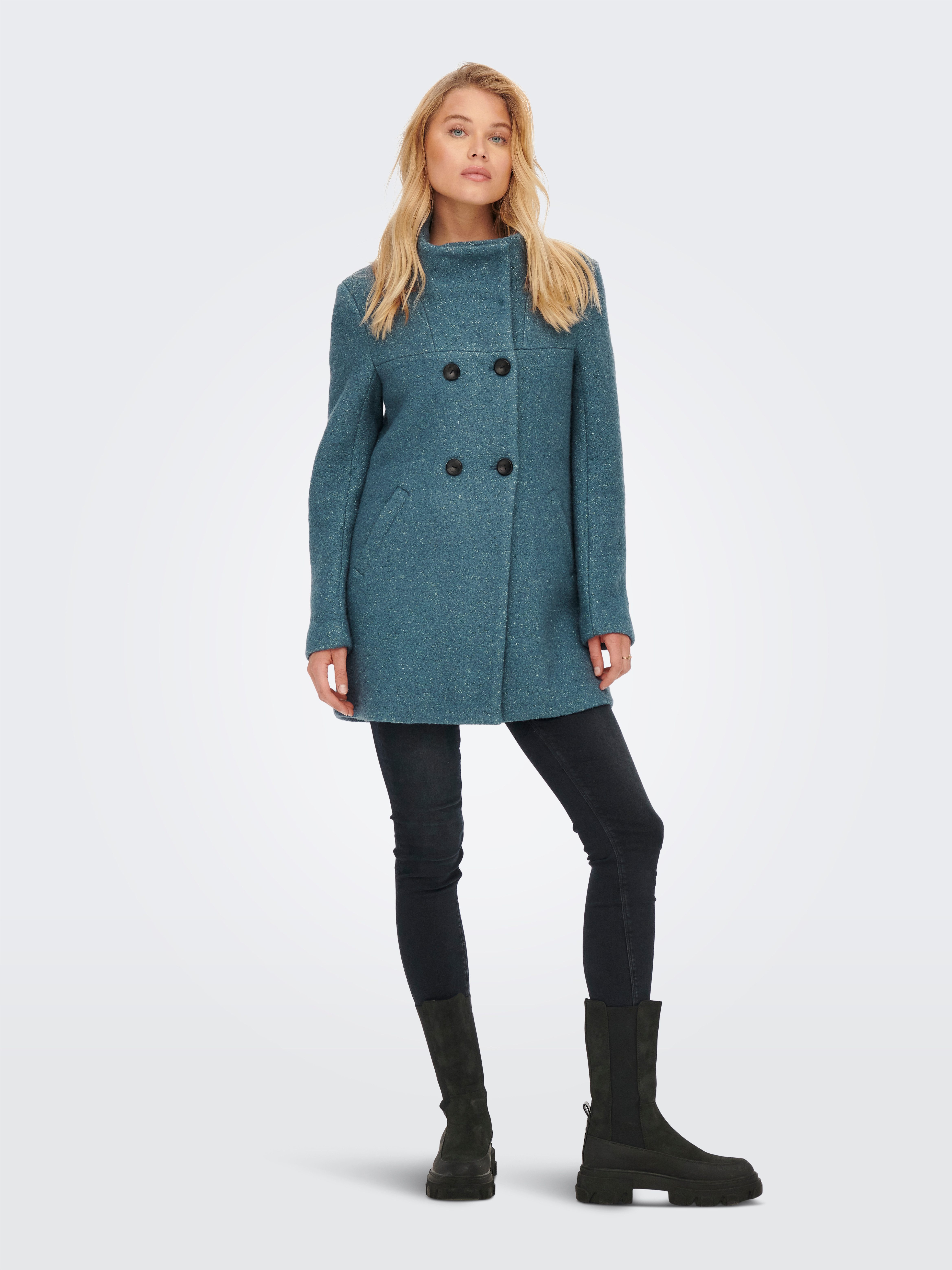 ONLY Langjacke ONLNEWSOPHIA WOOL COAT OTW CC Materialmix