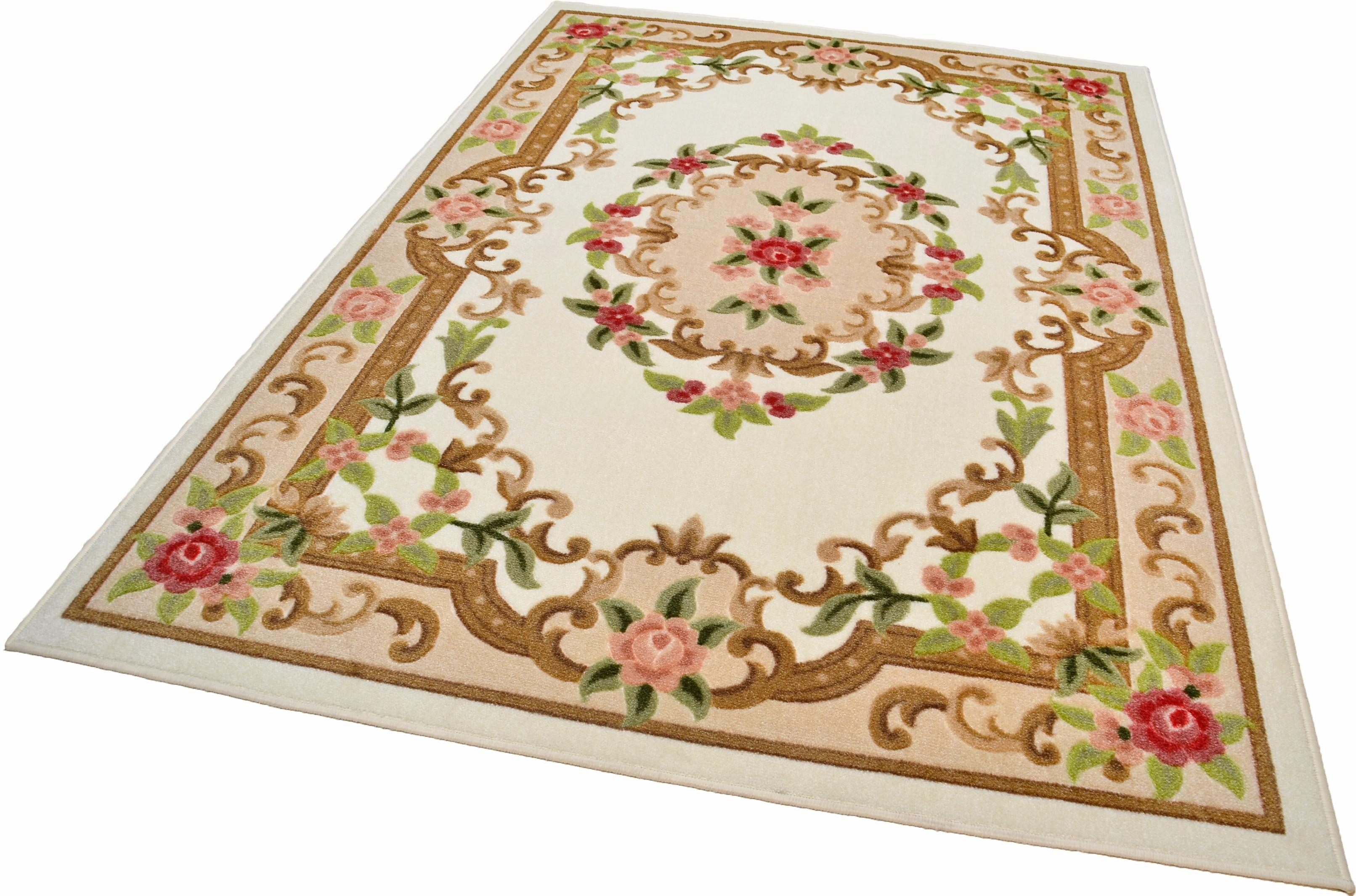 THEKO Teppich Versailles 501, rechteckig, Höhe: 11 mm, Orient-Optik, ideal im Wohnzimmer & Schlafzimmer