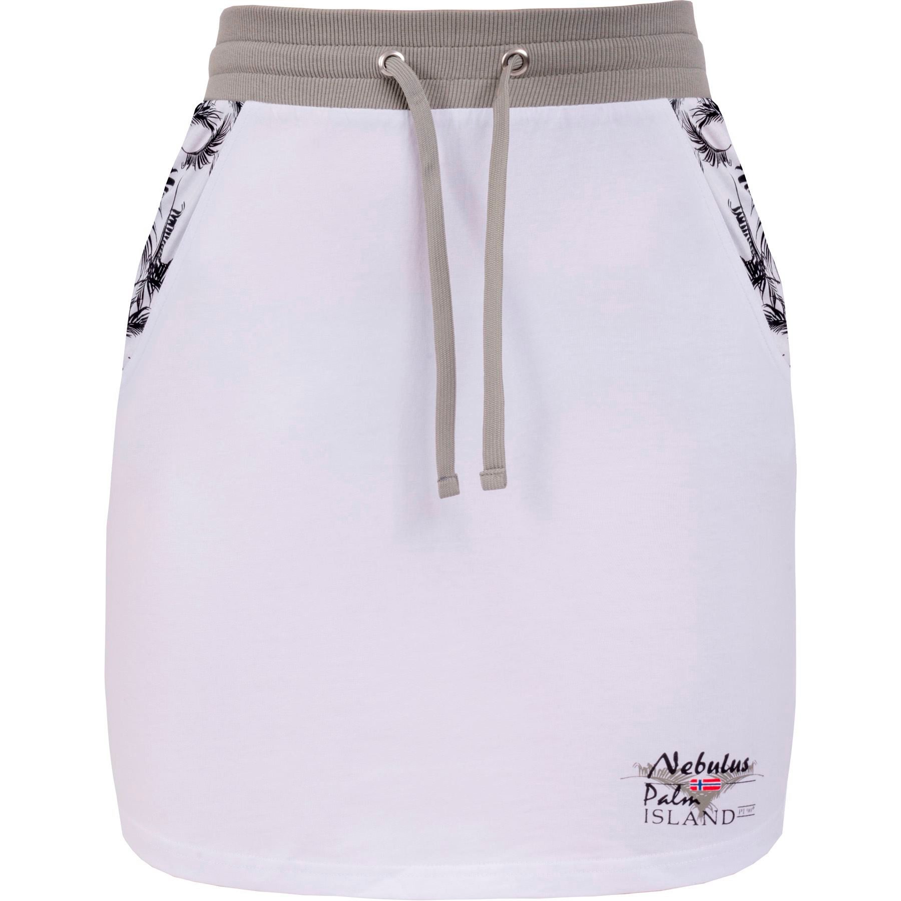 Nebulus Rock & Leggings PALM, P6650 - Damen, weiß-grau, XL/42