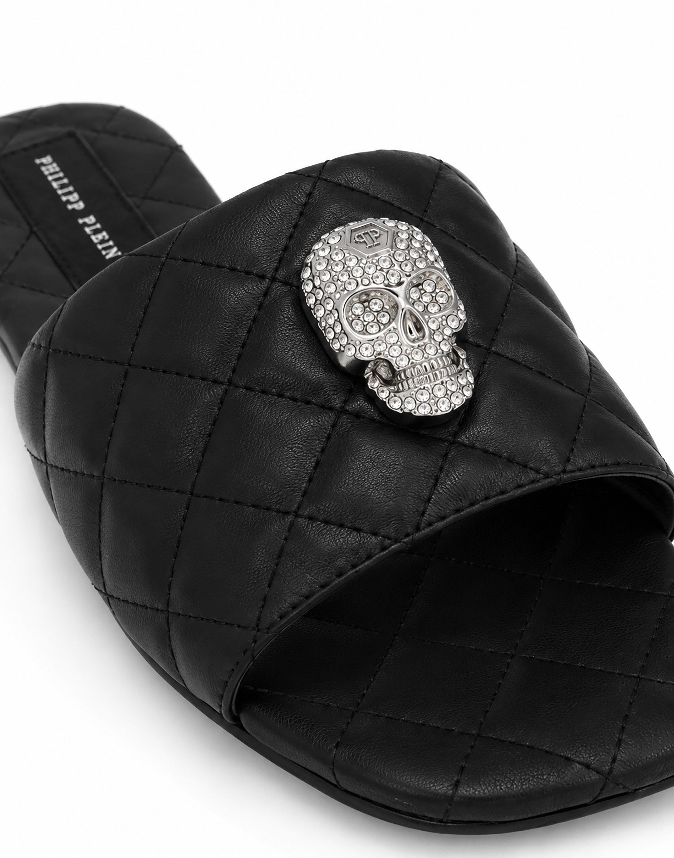 PHILIPP PLEIN Skull Mit Schmucksteinen Sandale