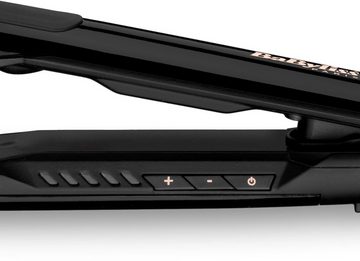 BaByliss Glätteisen ST482E Straight & Curl Brilliance Titan-Beschichtung, 2-in-1 Glätteisen