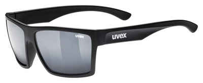 Uvex Sonnenbrille (1-St) uvex Unisex – Erwachsene, LGL 29 Sonnenbrille black mat/silver