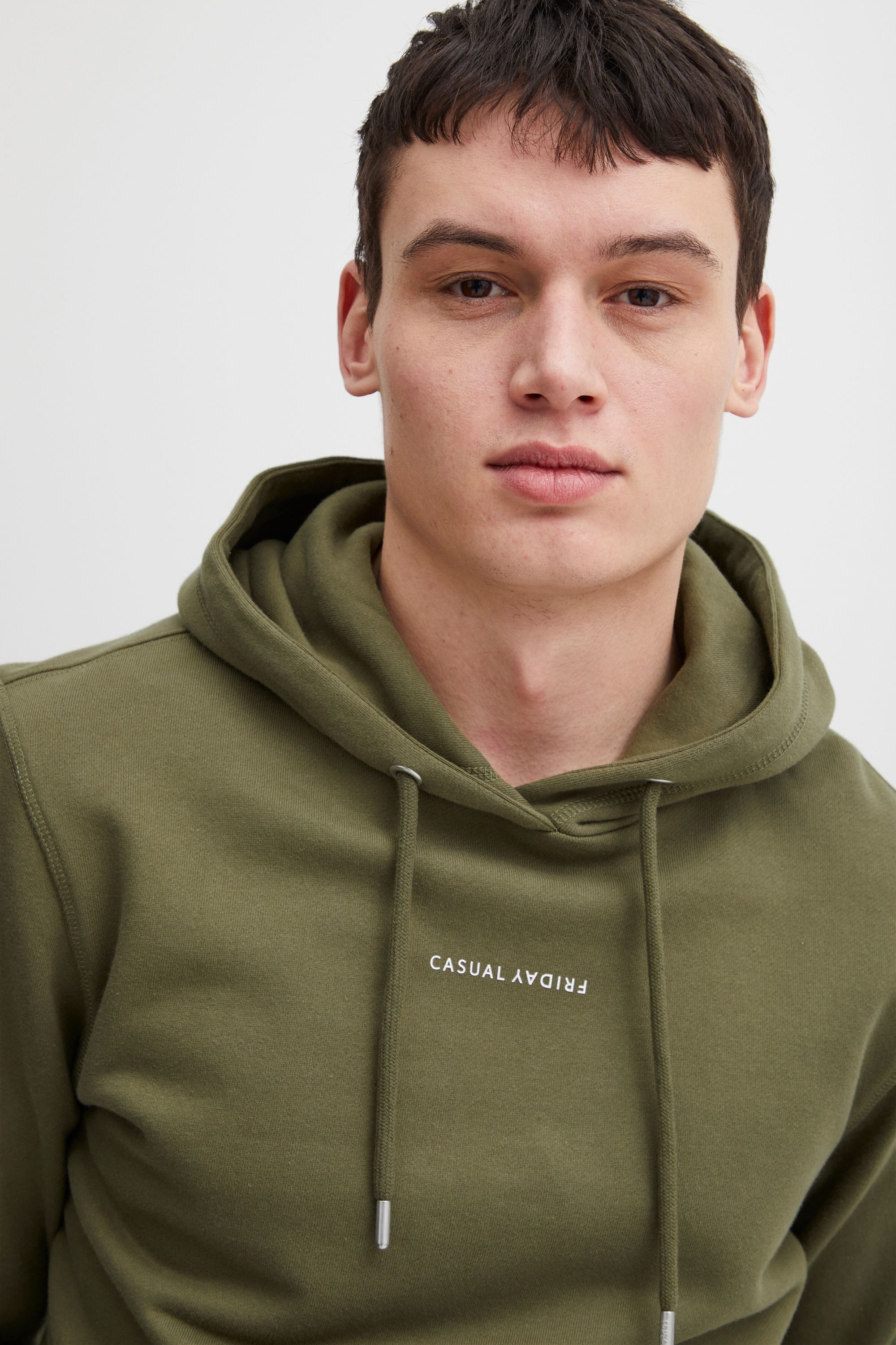 Casual Friday Kapuzenpullover CFSinius Kapuzenpullover mit Schriftzug