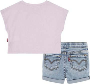 Levi's® Kids Shirt & Shorts mit Blumen-Frontprint