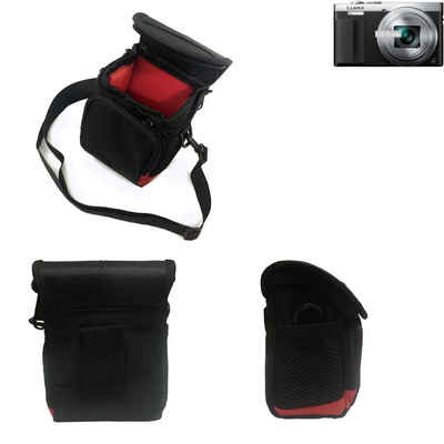 K-S-Trade Kameratasche für Panasonic Lumix DMC-TZ71, Kameratasche Fototasche Umhängetasche Schultertasche Zubehör Tasche