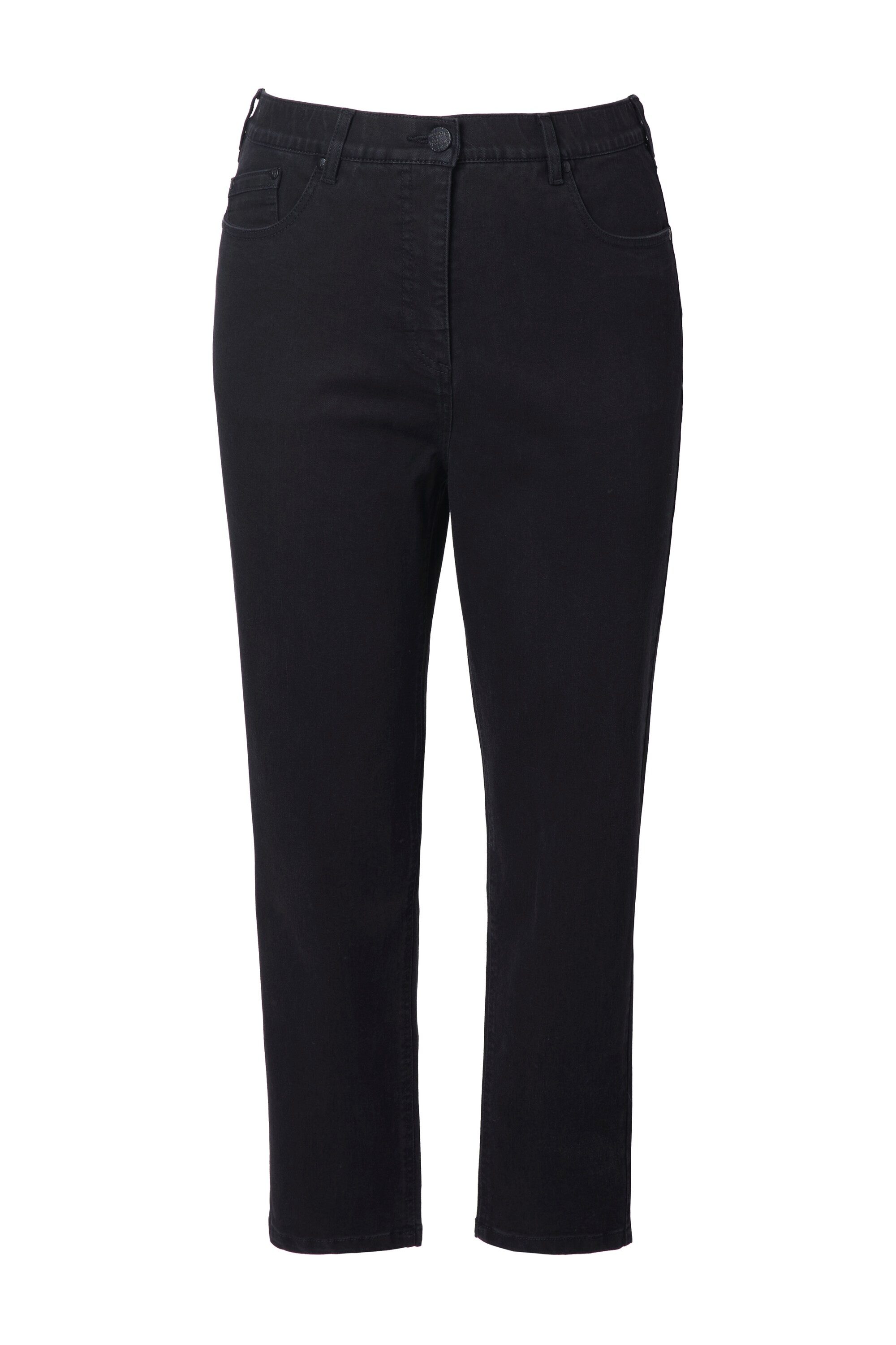Regular-fit-Jeans Mom-Jeans 5-Pocket-Hose Komfortbund Stretchdenim